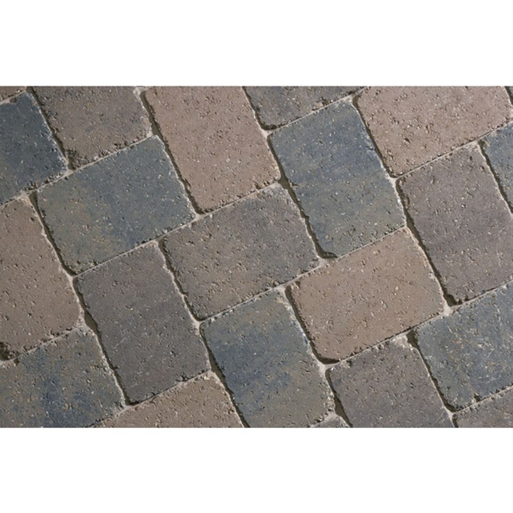 Plaspave Amalfi Block Paving 240 x 160 x 60mm Carrara Stone